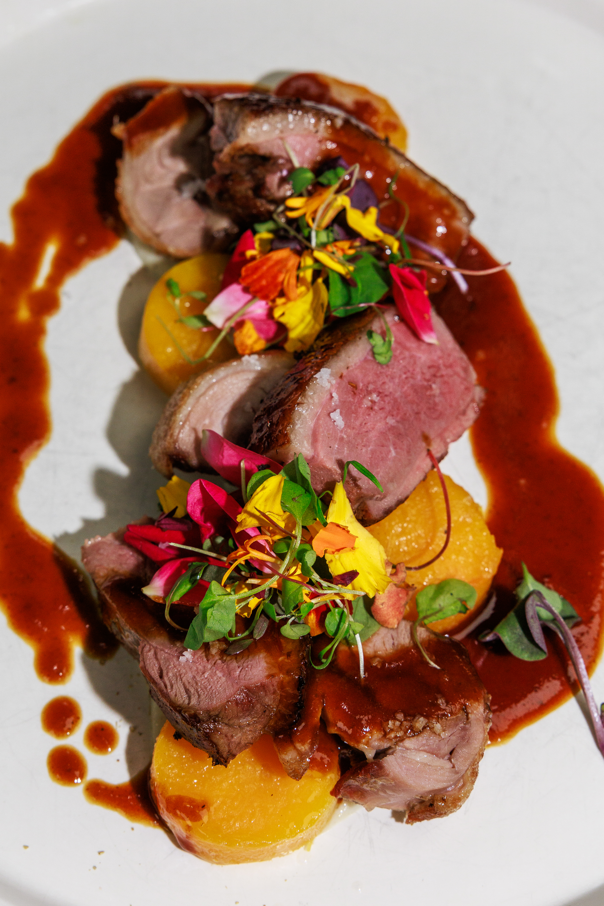 Two-Week Dry-Aged Duck at Salty Zebra Bistro Jupiter