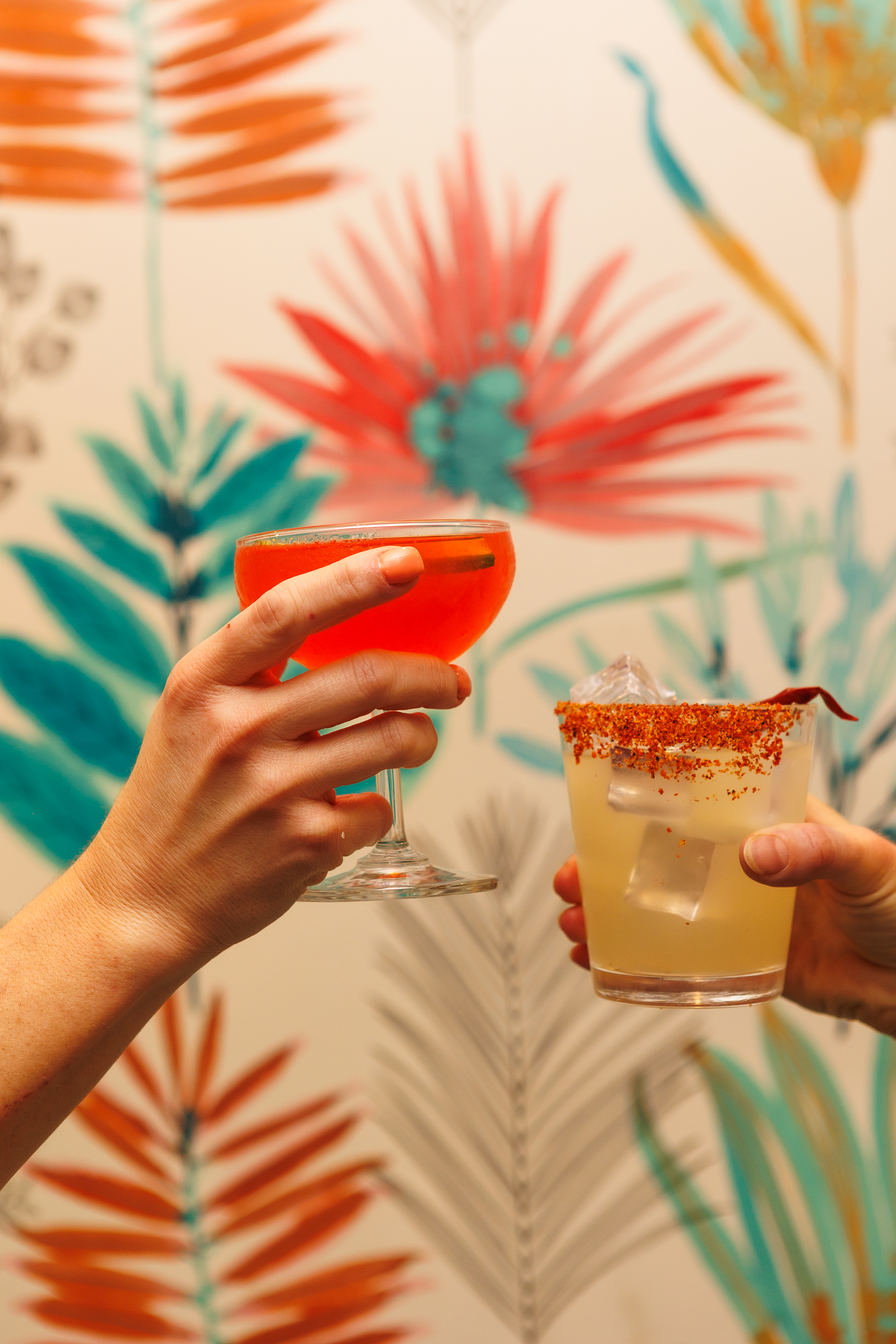 Craft cocktails at The Salty Zebra Bistro bar in Jupiter FL